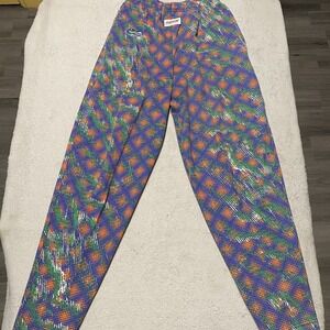 Nixz Pants Mens Medium Florida Gators UF Colorful Barrel‎ Leg Party Game Day 90s